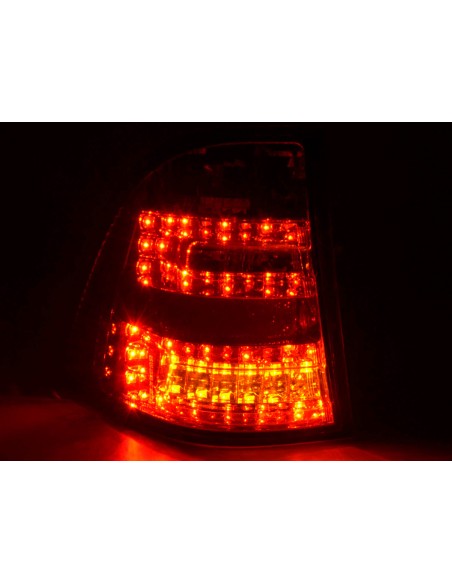 Set di luci posteriori a LED Mercedes Classe M tipo W163 98-05 trasparente / rosso