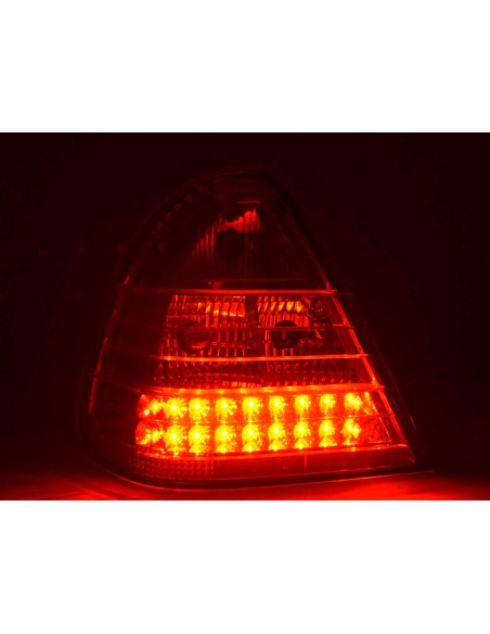 Set luci posteriori a LED Mercedes Classe C tipo W202 96-00 cromato