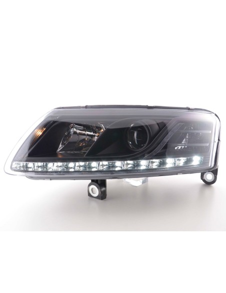 Faro diurno Luci di marcia diurna a LED Audi A6 tipo 4F 04-08 nero