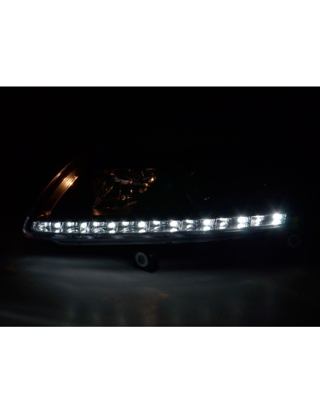 Faro diurno Luci di marcia diurna a LED Audi A6 tipo 4F 04-08 nero