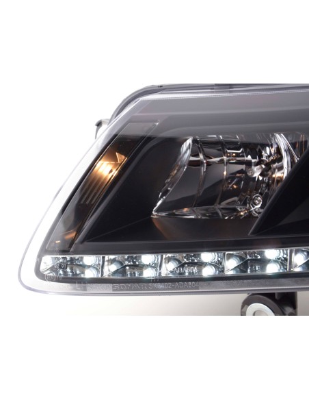 Faro diurno Luci di marcia diurna a LED Audi A6 tipo 4F 04-08 nero