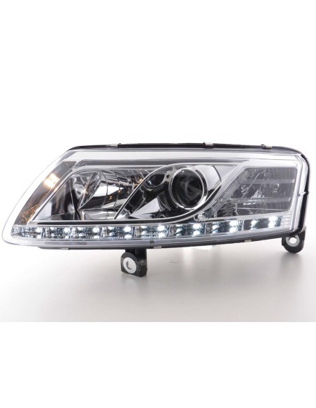 Faro diurno Luci di marcia diurna a LED Audi A6 tipo 4F 04-08 cromato