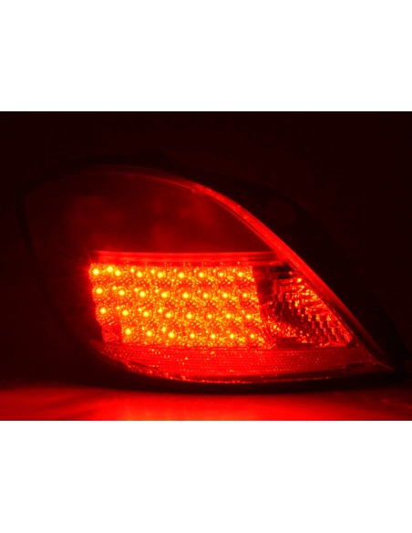 Set di luci posteriori a LED Opel Astra H 5 porte 04- rosso / trasparente