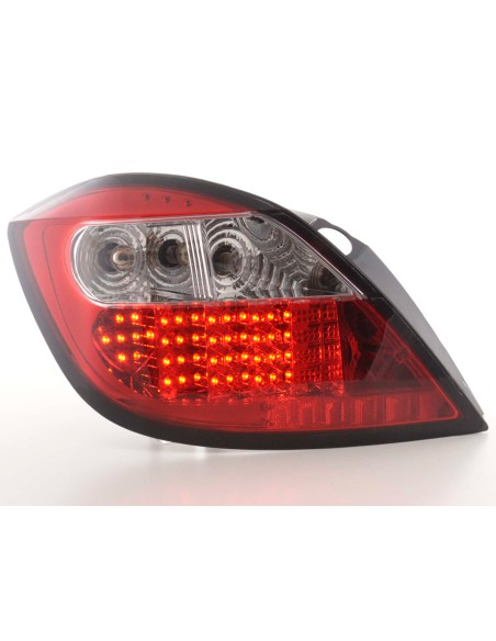 Set di luci posteriori a LED Opel Astra H 5 porte 04- trasparente / rosso
