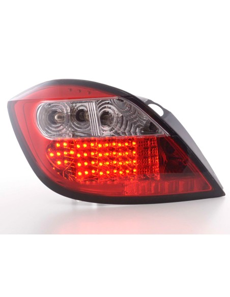 Set di luci posteriori a LED Opel Astra H 5 porte 04- trasparente / rosso