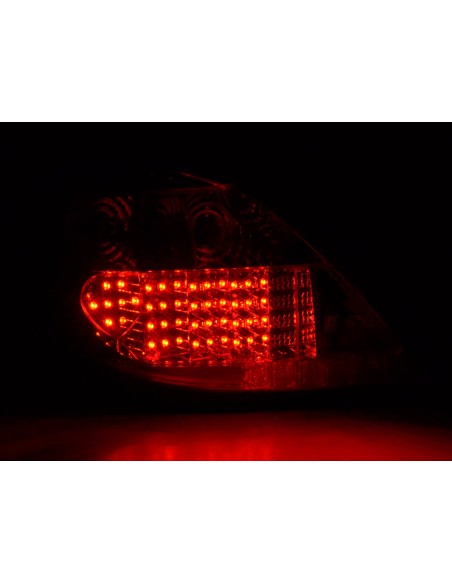 Set di luci posteriori a LED Opel Astra H 5 porte 04- trasparente / rosso