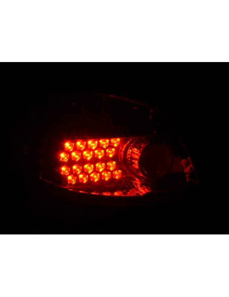 Fanali posteriori LED set Peugeot 206 3/5 porte. senza decappottabile 98-05 rossa