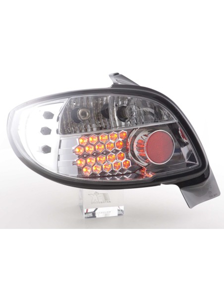 Fanali posteriori LED set Peugeot 206 3/5 porte. senza decappottabile 98-05 cromato