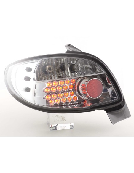 Fanali posteriori LED set Peugeot 206 3/5 porte. senza decappottabile 98-05 cromato