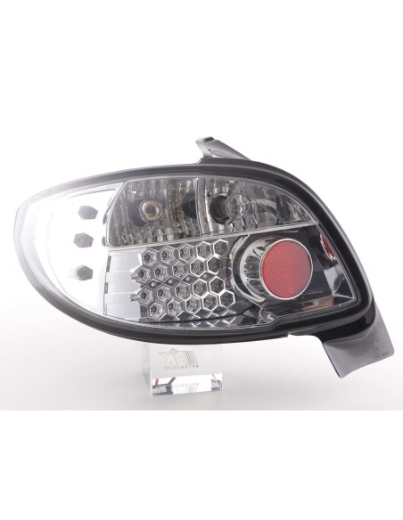 Fanali posteriori LED set Peugeot 206 3/5 porte. senza decappottabile 98-05 cromato