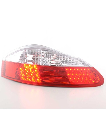 Set luci posteriori a LED Porsche Boxster tipo 986 1996-2004 trasparente / rosso