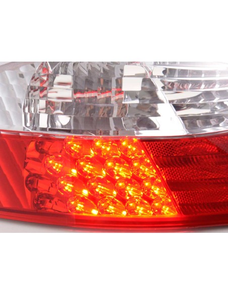 Set luci posteriori a LED Porsche Boxster tipo 986 1996-2004 trasparente / rosso