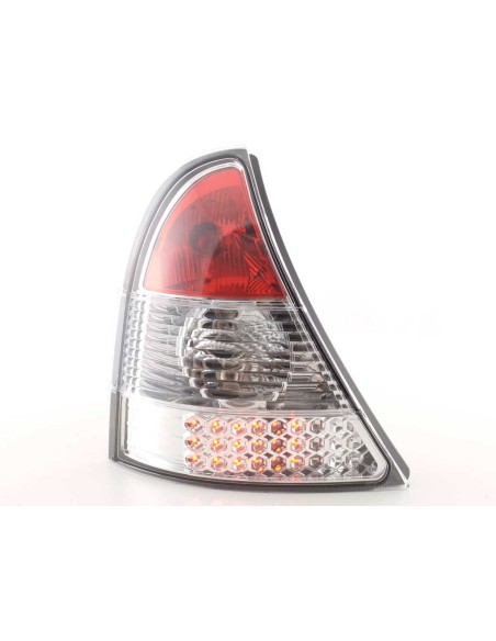 Fanali posteriori LED set Renault Clio tipo B 01-04 cromato