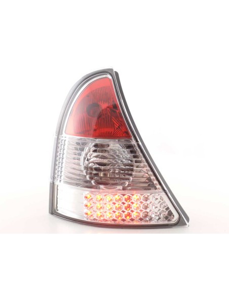 Fanali posteriori LED set Renault Clio tipo B 01-04 cromato