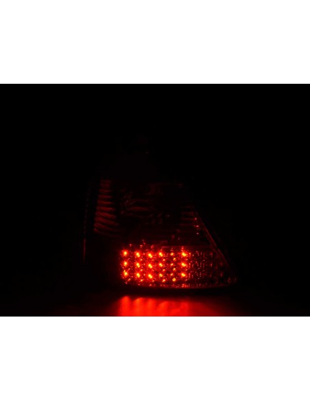 Fanali posteriori LED set Renault Clio tipo B 01-04 cromato