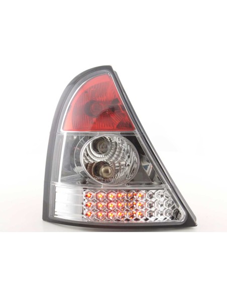 Fanali posteriori a LED set Renault Clio tipo B 98-01 cromato