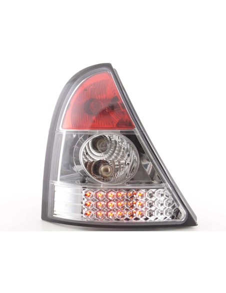 Fanali posteriori a LED set Renault Clio tipo B 98-01 cromato