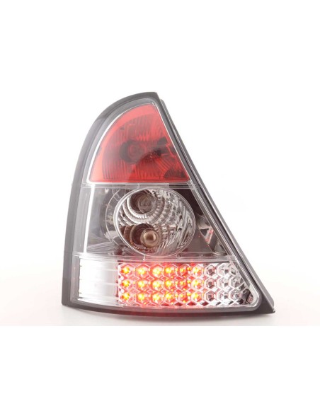 Fanali posteriori a LED set Renault Clio tipo B 98-01 cromato