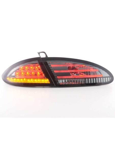 Fanali posteriori a LED set Seat Leon tipo 1P 05-09 nero