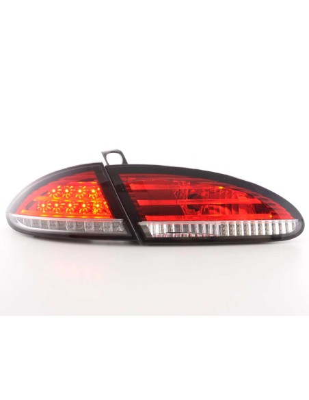 Set di luci posteriori a LED Seat Leon tipo 1P 05-09 rosso / trasparente