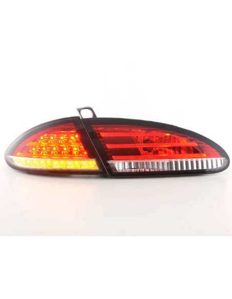 Set di luci posteriori a LED Seat Leon tipo 1P 05-09 rosso / trasparente