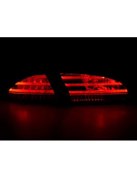 Set di luci posteriori a LED Seat Leon tipo 1P 05-09 rosso / trasparente