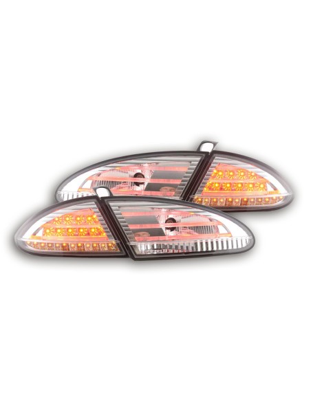 Fanali posteriori a LED set Seat Leon tipo 1P 05-09 cromato