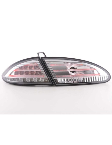 Fanali posteriori a LED set Seat Leon tipo 1P 05-09 cromato