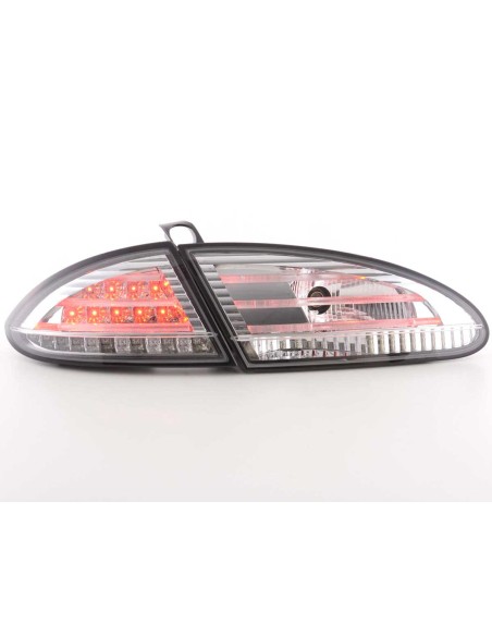 Fanali posteriori a LED set Seat Leon tipo 1P 05-09 cromato