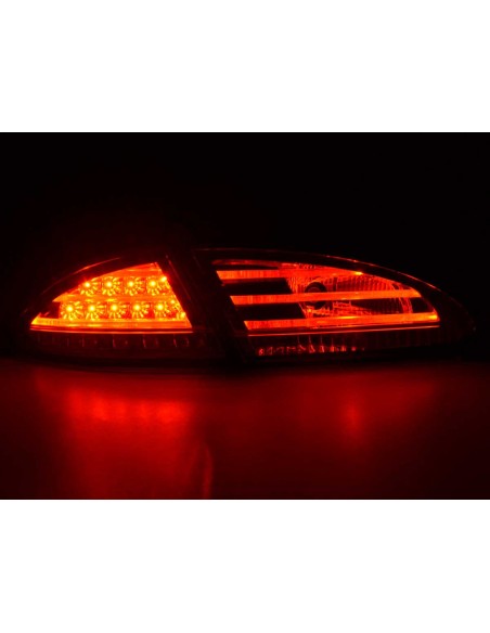 Fanali posteriori a LED set Seat Leon tipo 1P 05-09 cromato