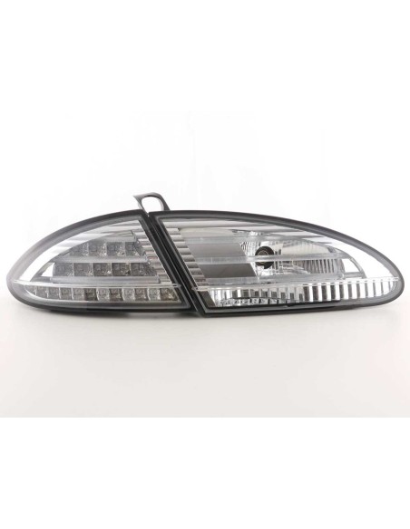 Fanali posteriori a LED set Seat Leon tipo 1P 05-09 cromato