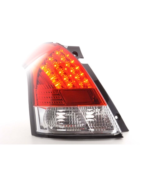 Fanali posteriori a LED set Suzuki Swift tipo MZ 05- trasparente / rosso