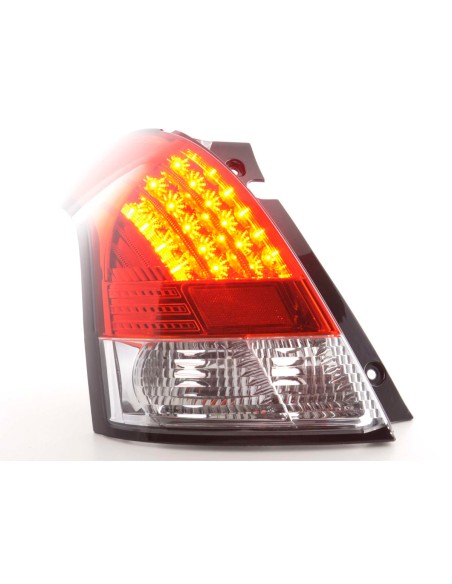 Fanali posteriori a LED set Suzuki Swift tipo MZ 05- trasparente / rosso