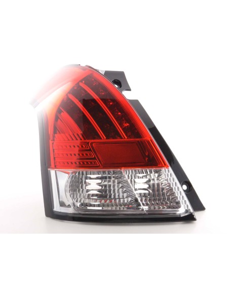 Fanali posteriori a LED set Suzuki Swift tipo MZ 05- trasparente / rosso