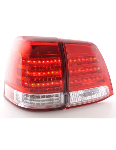 Fanali posteriori a LED set Toyota Land Cruiser tipo FJ200 07-08 cromato