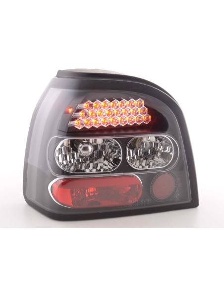 Fanali posteriori a LED set VW Golf 3 tipo 1HXO 92-97 nero