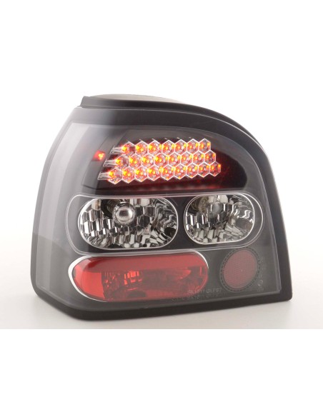 Fanali posteriori a LED set VW Golf 3 tipo 1HXO 92-97 nero
