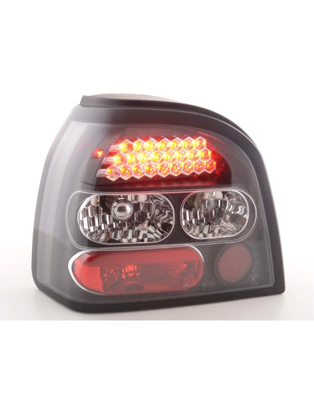 Fanali posteriori a LED set VW Golf 3 tipo 1HXO 92-97 nero