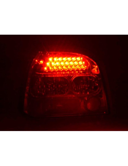 Set di luci posteriori a LED VW Golf 3 tipo 1HXO 92-97 trasparente / rosso