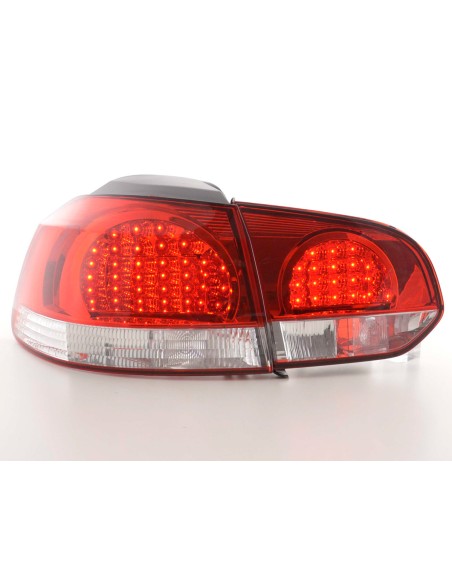 Fanali posteriori a LED set VW Golf 6 tipo 1K 08- trasparente / rosso