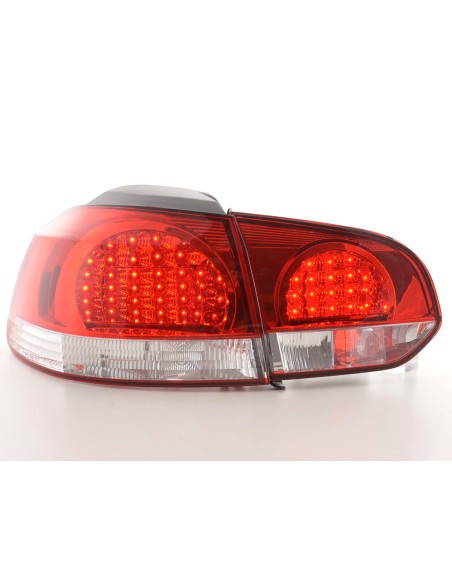 Fanali posteriori a LED set VW Golf 6 tipo 1K 08- trasparente / rosso