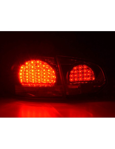 Fanali posteriori a LED set VW Golf 6 tipo 1K 08- trasparente / rosso