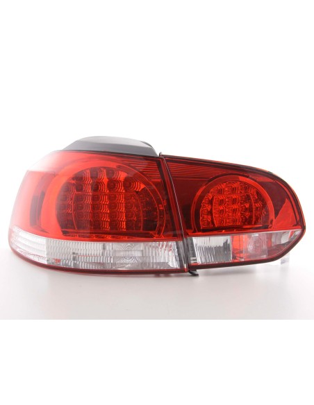 Fanali posteriori a LED set VW Golf 6 tipo 1K 08- trasparente / rosso