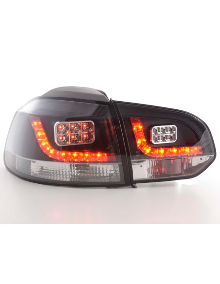 Fanali posteriori a LED set VW Golf 6 tipo 1K 2008-2012 nero