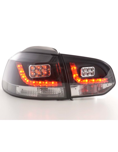 Fanali posteriori a LED set VW Golf 6 tipo 1K 2008-2012 nero