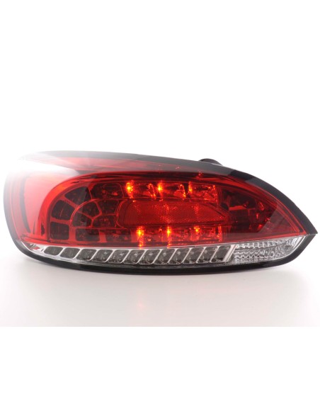 Set di luci posteriori a LED VW Scirocco 3 Tipo 13 08- rosso / trasparente