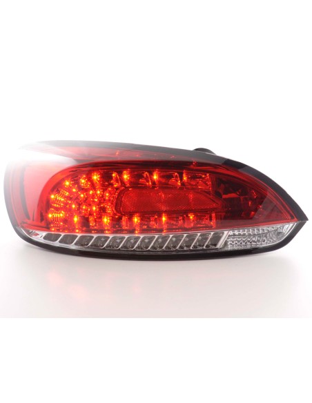 Set di luci posteriori a LED VW Scirocco 3 Tipo 13 08- rosso / trasparente