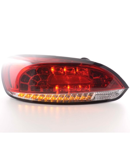 Set di luci posteriori a LED VW Scirocco 3 Tipo 13 08- rosso / trasparente