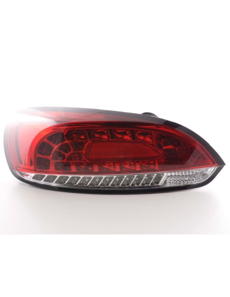Set di luci posteriori a LED VW Scirocco 3 Tipo 13 08- rosso / trasparente