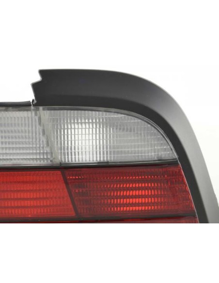 Set luci posteriori BMW Serie 3 Coupe tipo E36 91-98 rosso / bianco